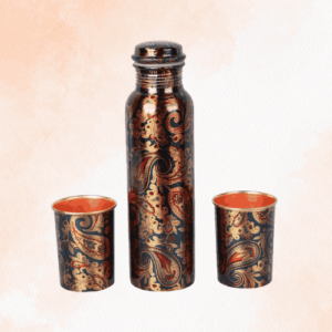 Golden Valley Pure Printed Copper Bottle